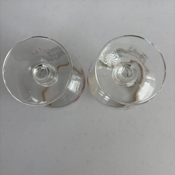 Delirium Tremens Noel Belgian Beer Glass 25cl Gold Rim Pink Elephant Set of 2 - Picture 6 of 8